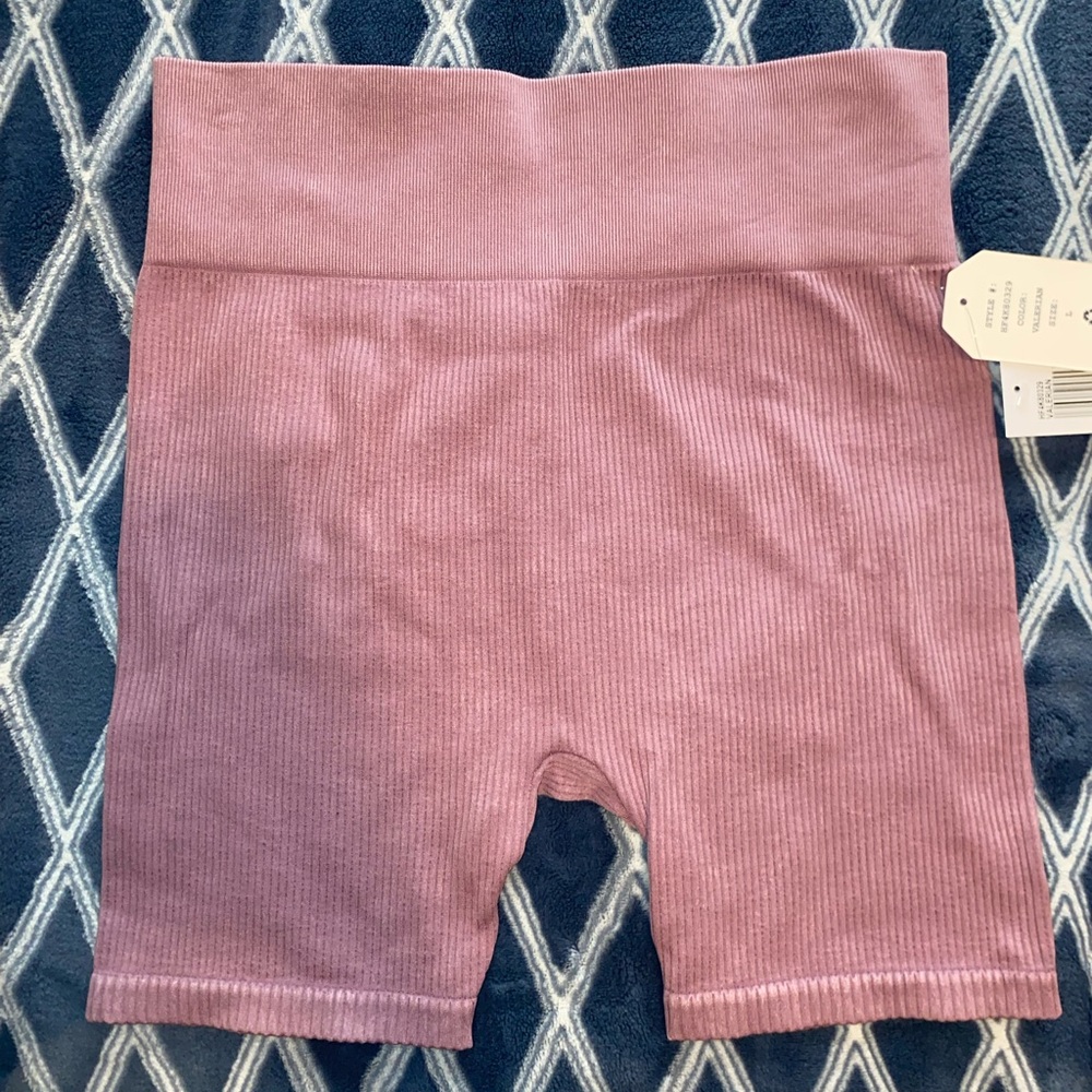 Mauve Biker Shorts